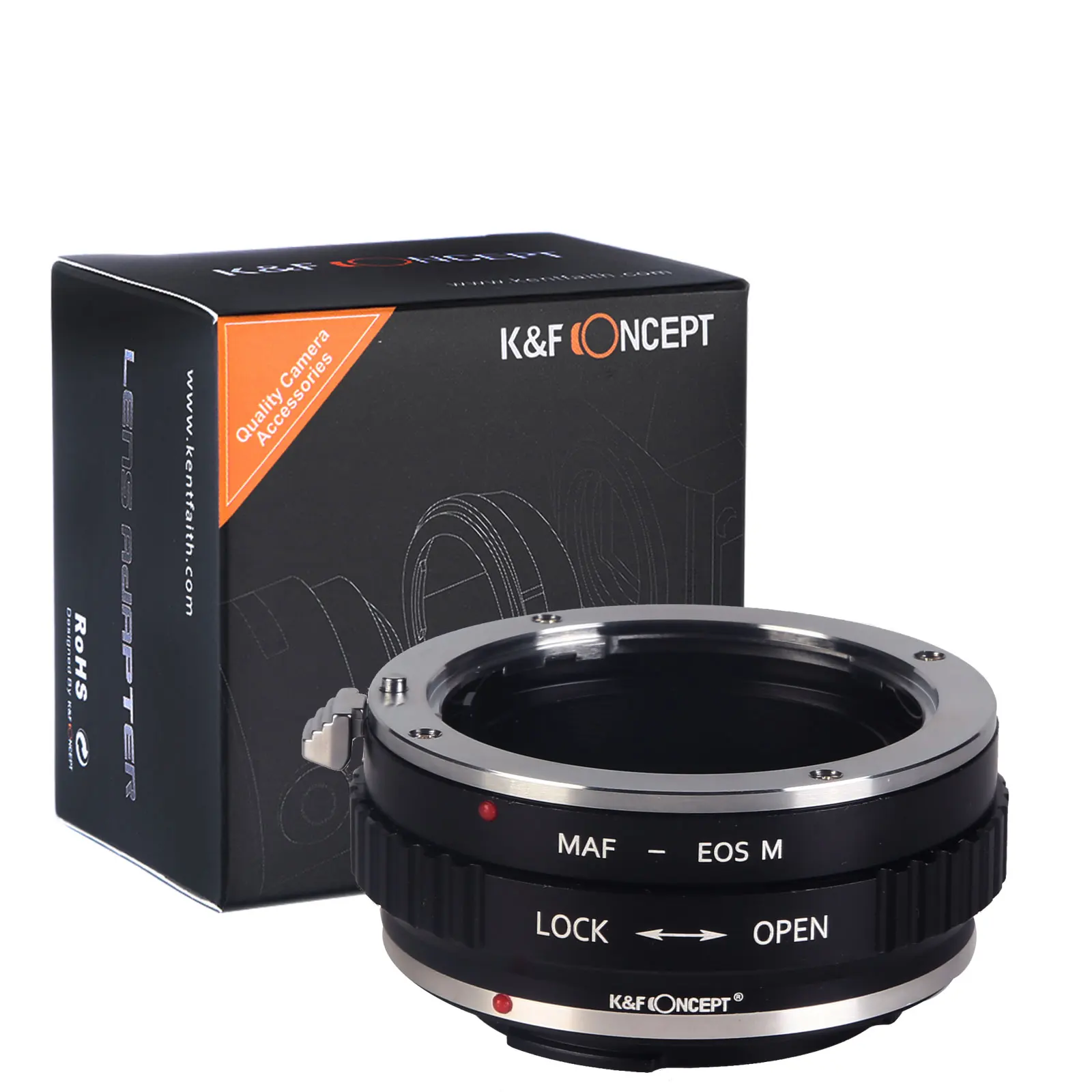 K & F CONCETTO AF-EOS Adattatori Per Obiettivi Fotografici Anello Per Sony Minolta/Alpha AF Lens Mount per Canon EOS M EF-M Mount Lens Corpo Della