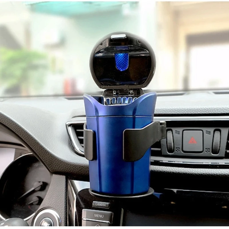 حامل مشروبات بفتحة تهوية السيارة، حامل أكواب عالمي متعدد الوظائف، حامل زجاجة للمياه والقهوة، منفضة سجائر، ملحقات السيارات #5