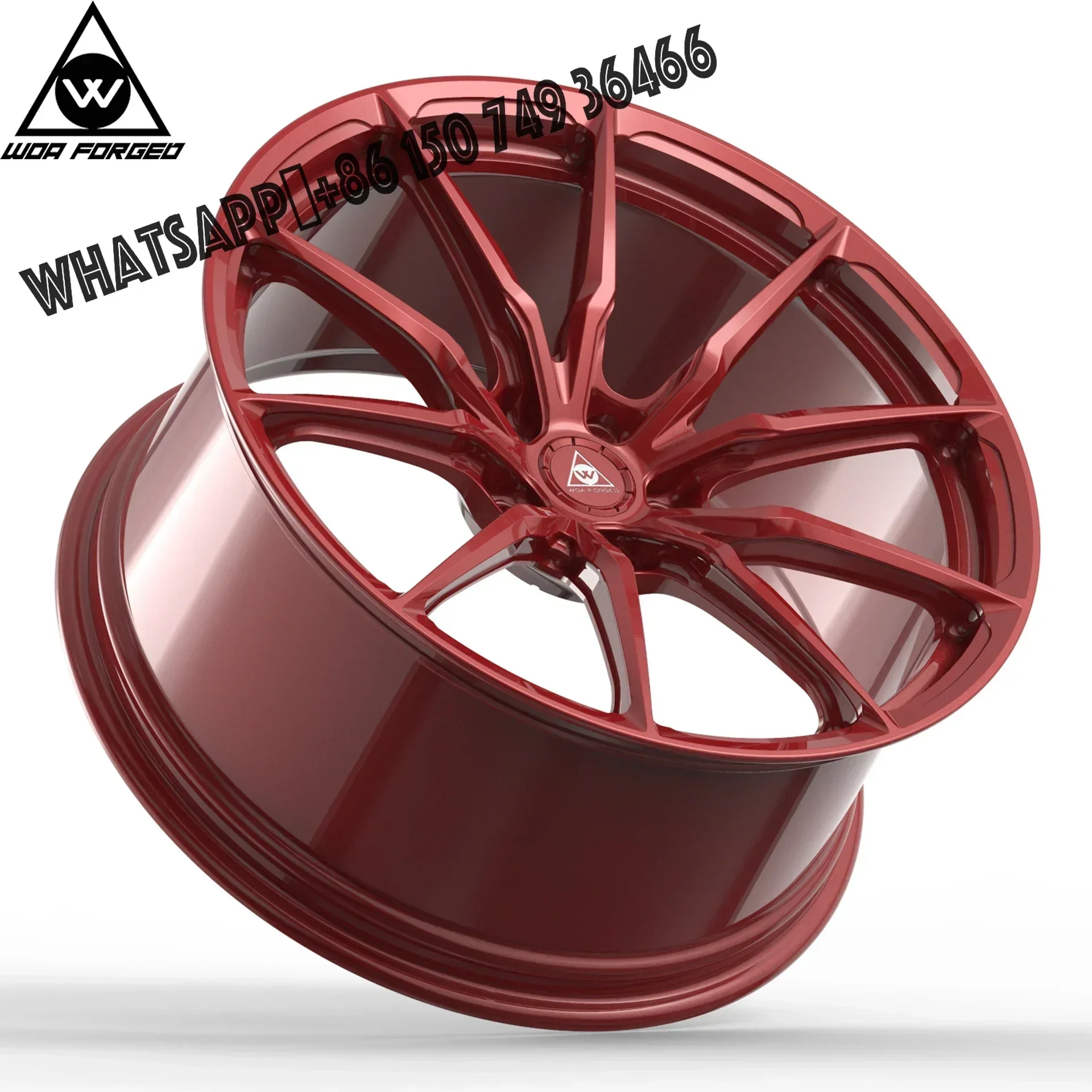 6061-T6 WOAFORGED Custom Color Forged Alloy Car Wheel Lightweight Rims 17 18 19 20 21 22 23 Inch for P104sc T6061 911 91