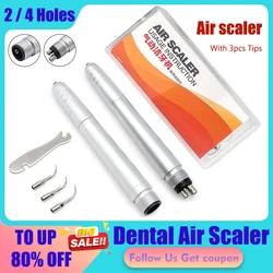 Dental Supply Dental Ultrasonic Air Scaler 2/4 Holes Pneumatic Scaler Handpiece Calculus Remover Teeth Cleaner Polishing Dentist