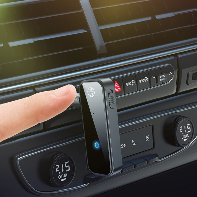 Transmisor receptor Bluetooth AUX, adaptador de Audio inalámbrico Bluetooth 2 en 1, calidad de sonido sin pérdidas, Plug and Play