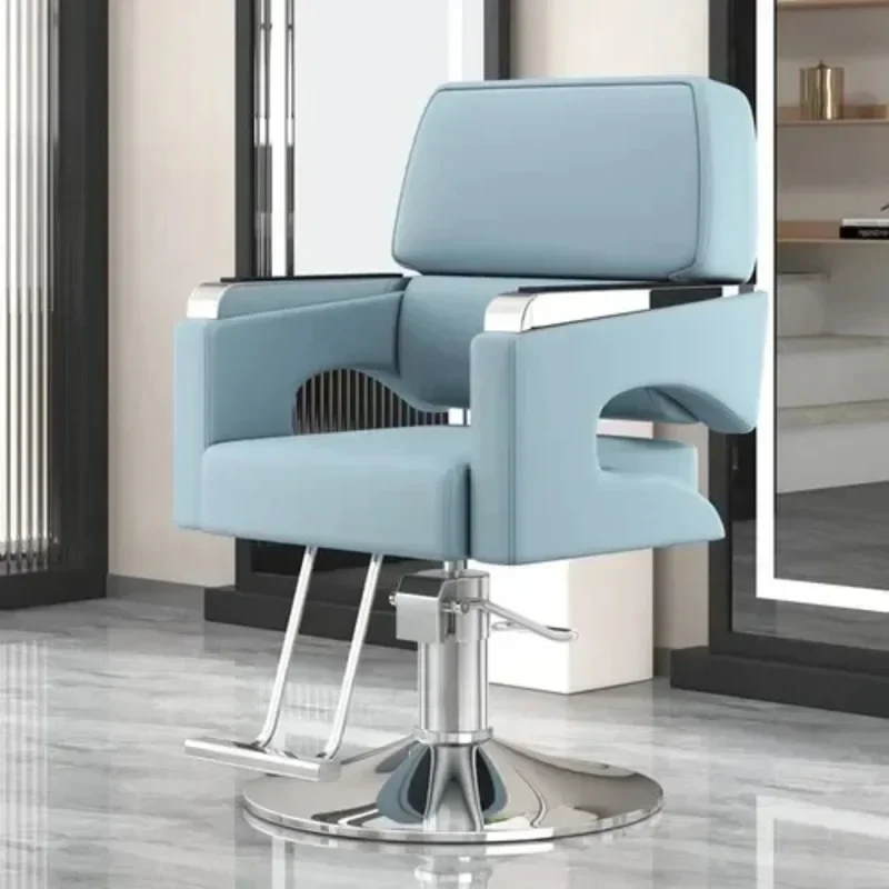 Professional Hair Salon Barber Chair Hairdresser Barbershop Pedicure Hair Cutting Adjustable Silla Barberia Barber Furniture