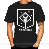 1ST RAIDER BN T-SHIRT/ USMC/ RECON/ FORCE RECON/ MARSOC/ MARINE RAIDER male brand teeshirt men summer cotton t shirt