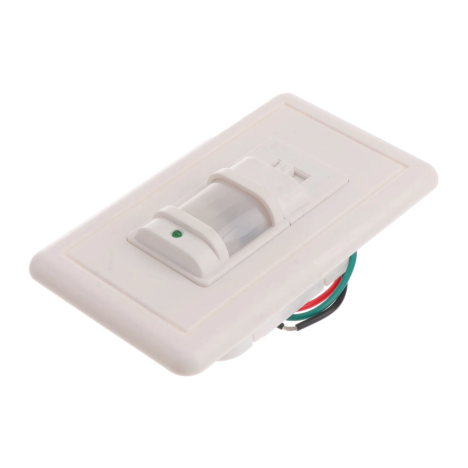 

110 В автоматический настенный ИК-инфракрасный датчик движения пластиковый выключатель света для внутреннего наружного коридора гаража