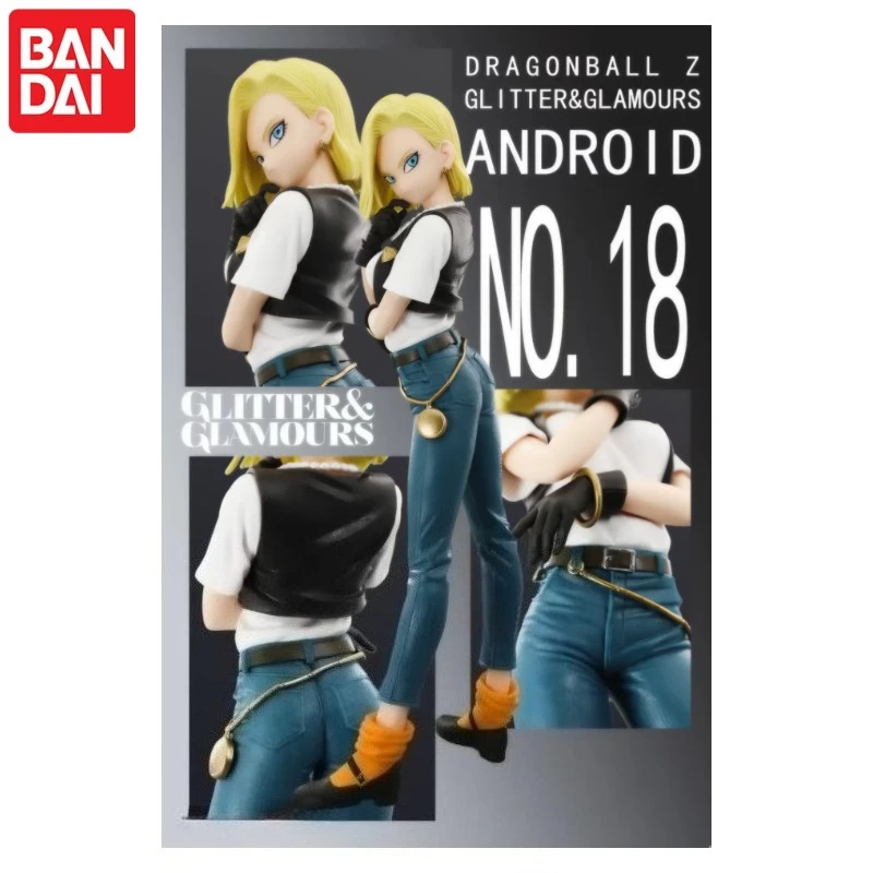 

In Stock! 100%Original Bandai BANPRESTO Dragon Ball Glitter&Glamours Android 18 III Anime Figures Models Collectible Toys Gifts