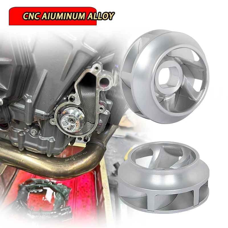 

CNC Aluminum Alloy Water Pump Turbine Impeller Modified Motorcycle Accessories For Duke 790 2018-2025 Duke 890 2020-2025 Adv \ R