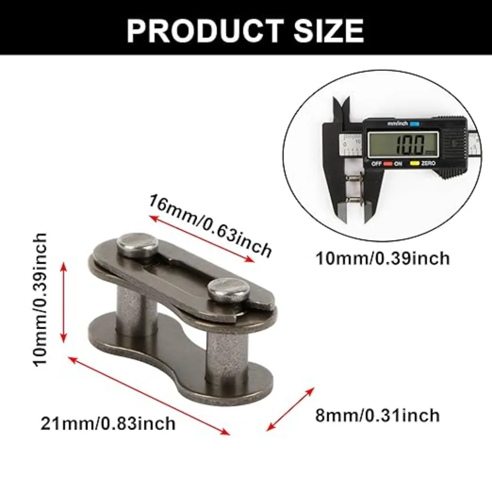 10 Pieces Bike Chain Master Link Single Speed Bicycle Chain Link Missing Link Connectors Bike Chain Repair Accessories image 5