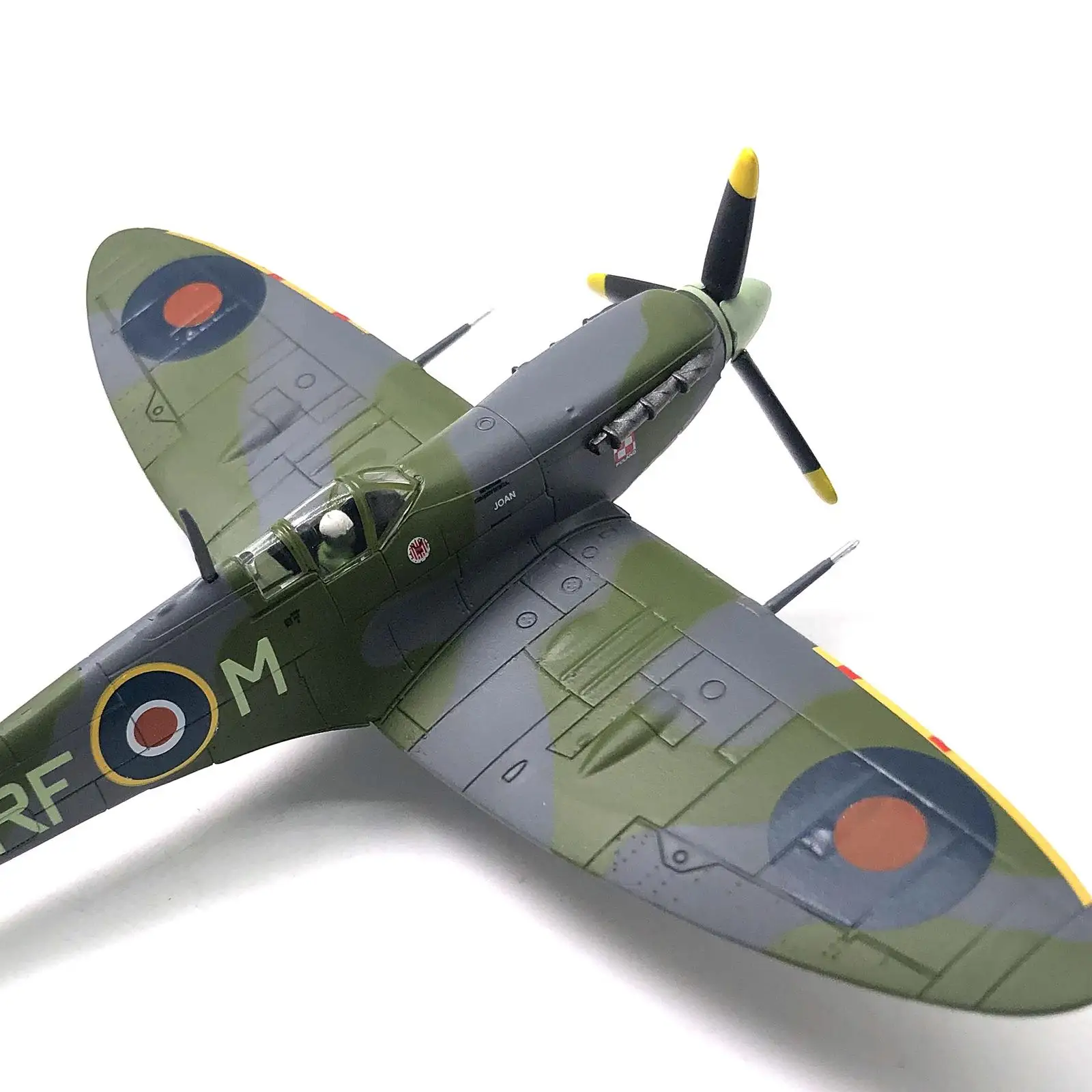 Avião britânico em escala 1/72, modelo de avião de metal fundido, brinquedo infantil, liga de lutador, modelo de avião fundido