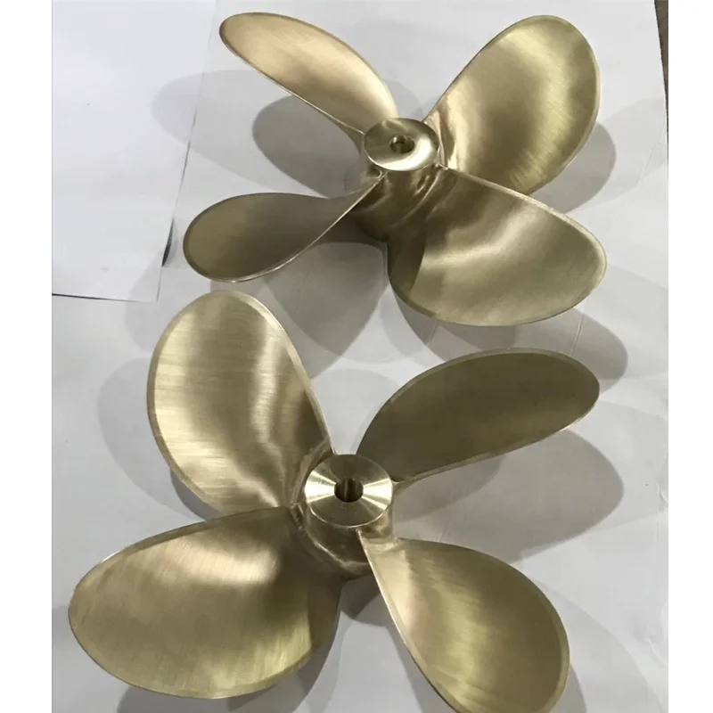 Customized size 4 blades bronze marine propeller