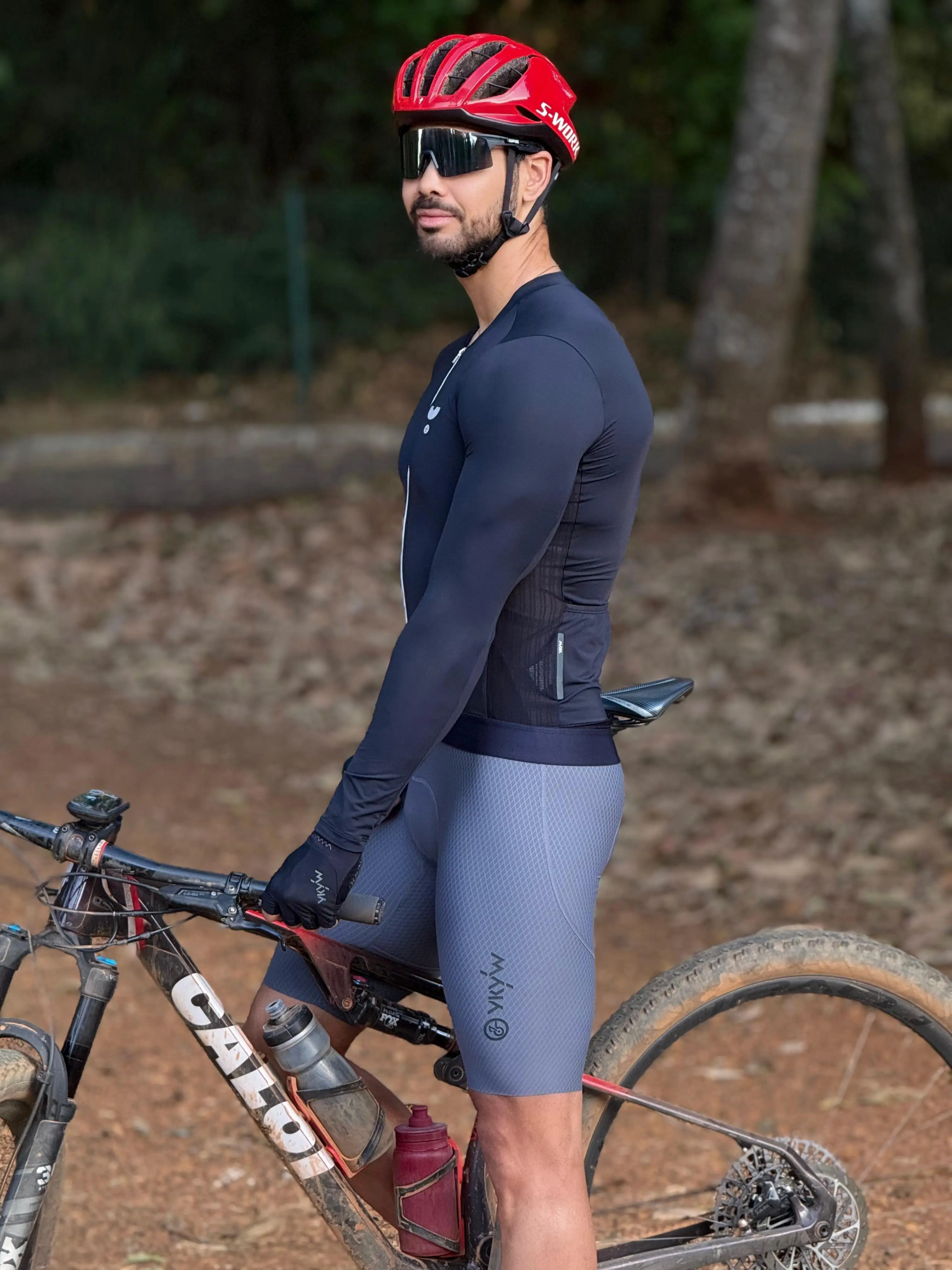YKYWBIKE 2026 Sommer Radsport-Trägerhose für Herren Nahtlose Fahrrad-Trägerhose Kurze Hose 7 Stunden Langstrecken-Slim-Fit – Detail 19