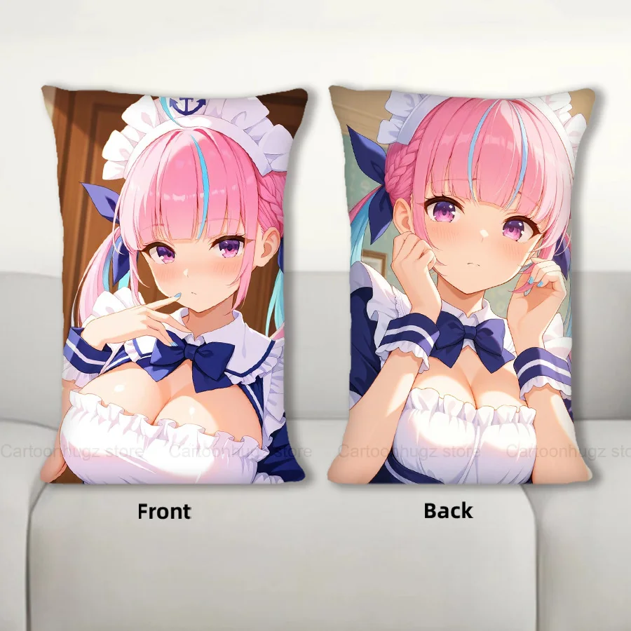 

Dakimakura Anime Minato Aqua Body Pillow Cover Sofa Cushion Double-side Print Throw Pillow Case 40X60cm