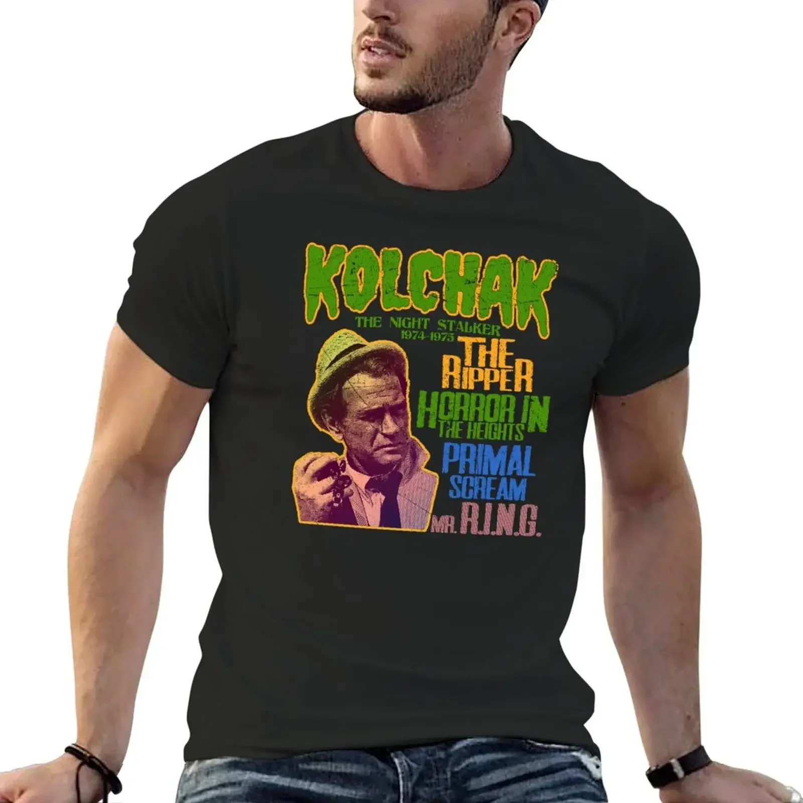 

Kolchak The Night Stalker T-Shirt quick-drying graphic t shirts anime stuff Blouse mens workout shirts