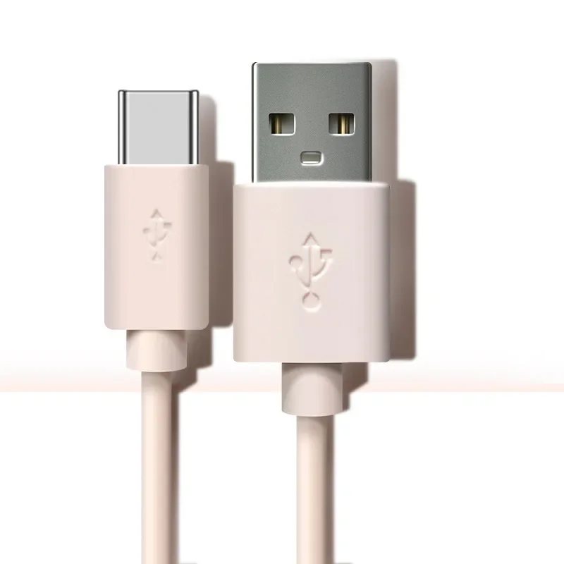 2023 Pink Usb To Type C Cable For Samsung Huawei 2a Fast Usb Charging Type-c Charger Data Cable For Xiaomi Redmi Usb C Cable