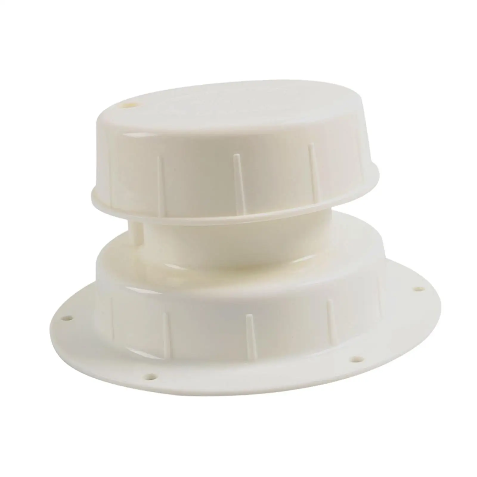 

RV Camper Roof Vent Cap 1 to 2 3/8 Inch Pipe Replacement White Plastic Air Conditioning Ventilation Accessory for Motorhome