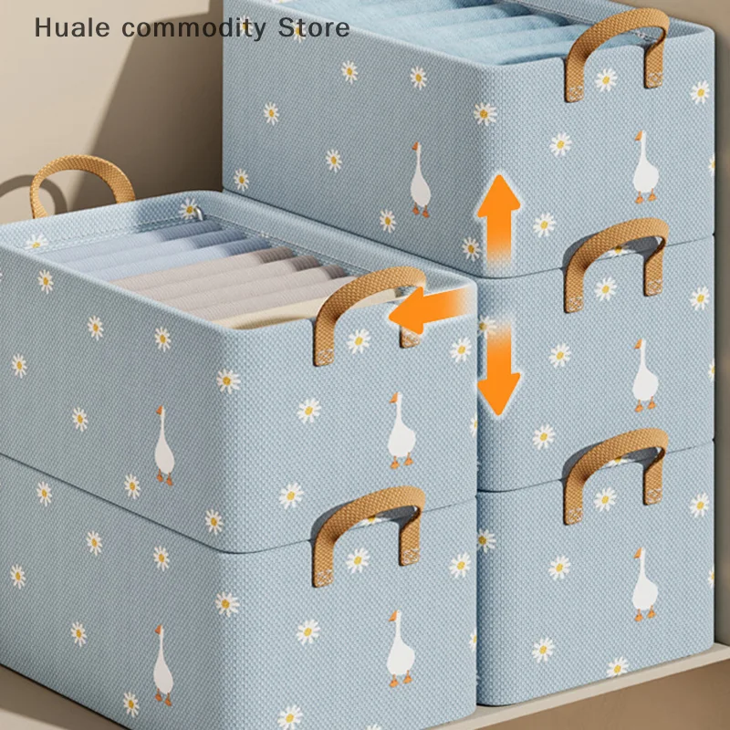 Caja de almacenamiento plegable para ropa y artículos diversos, con marco de acero, organización y almacenamiento de armario, 1 ud.