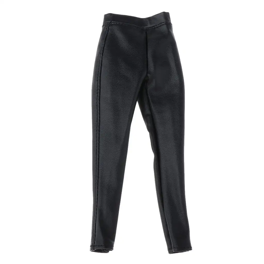 

1/6 Scale Female Leather Pants for 12inch Action Figures Doll Accs