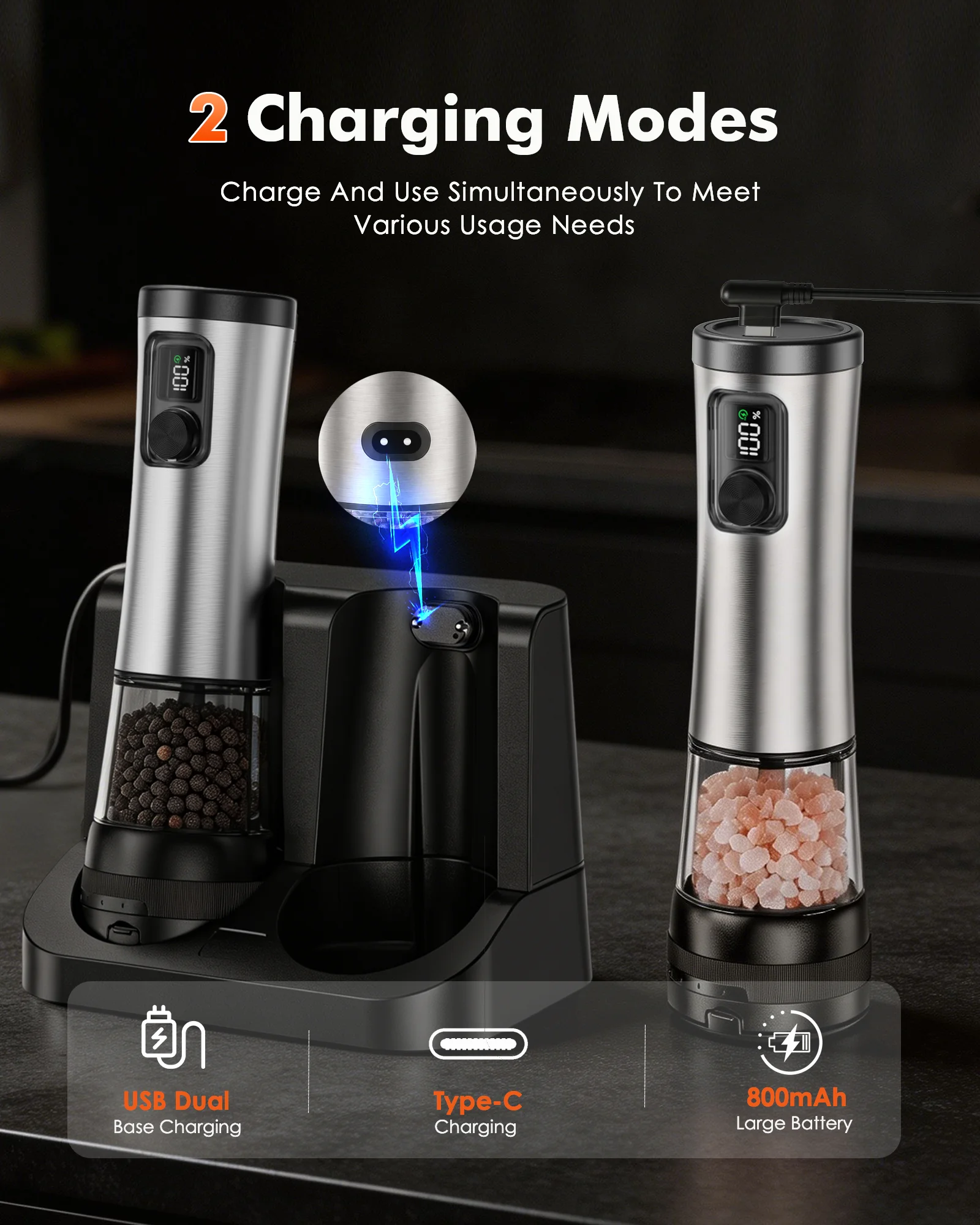 Rechargeable Spice Grinder 5