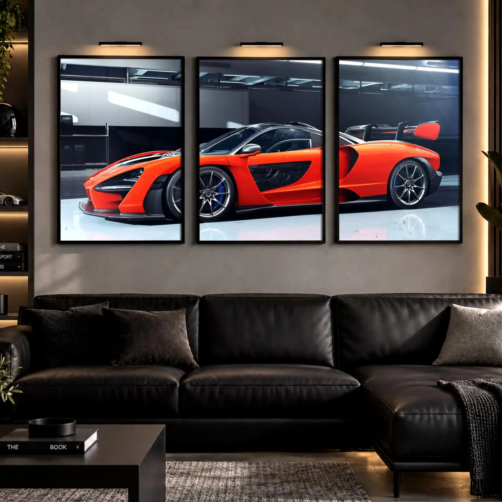 3pc S-Senna Track Legend Painting Calligraphy Canvas Poster Set Wall Art Prints for Bedroom Living Room Home Decor Gift