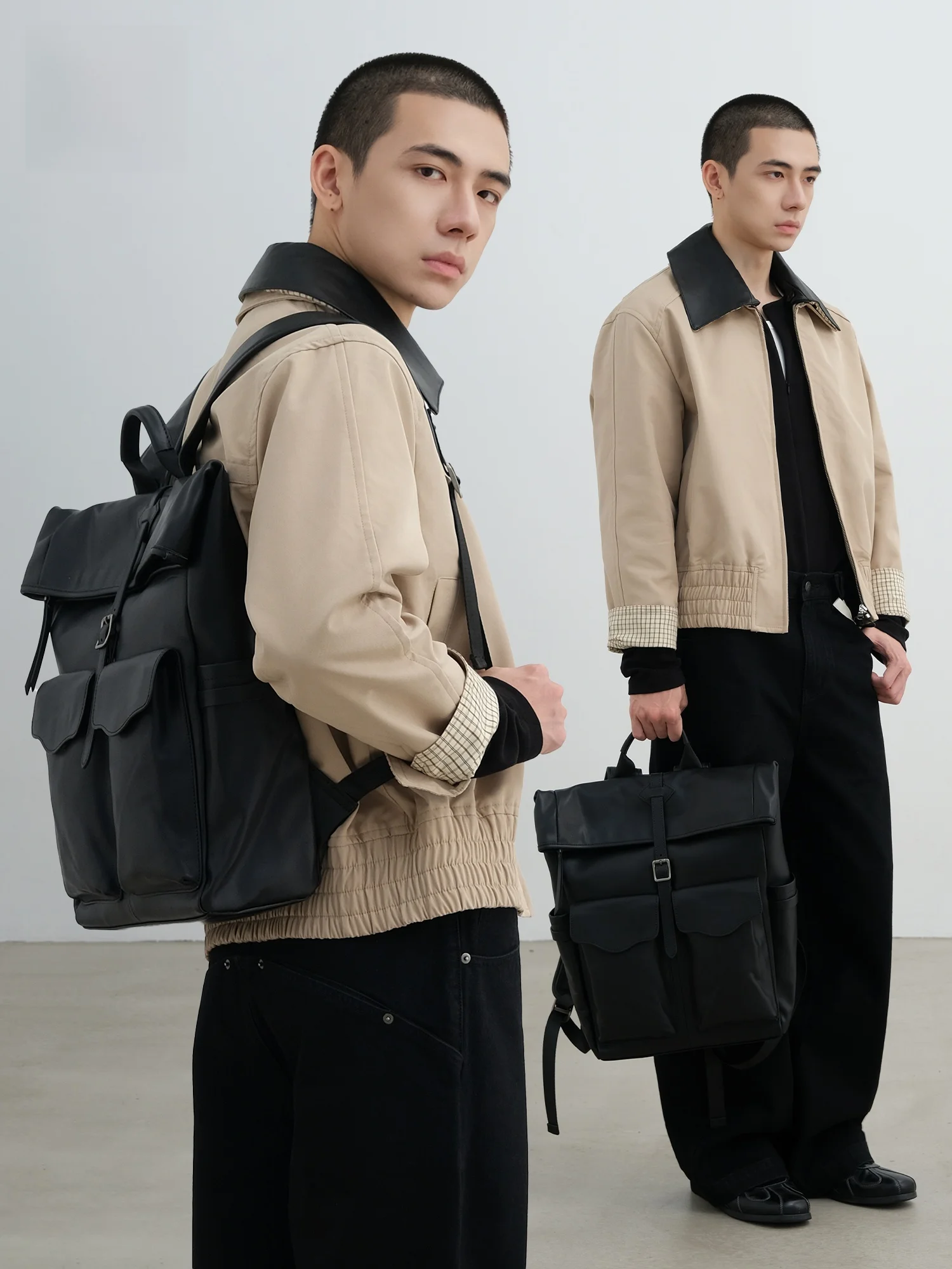 Retro Casual Large Capacity Leather Shoulder Bag Unisex Cowhide Commuter Backpack SFREEYA Brand Youth Pure Color Leisure