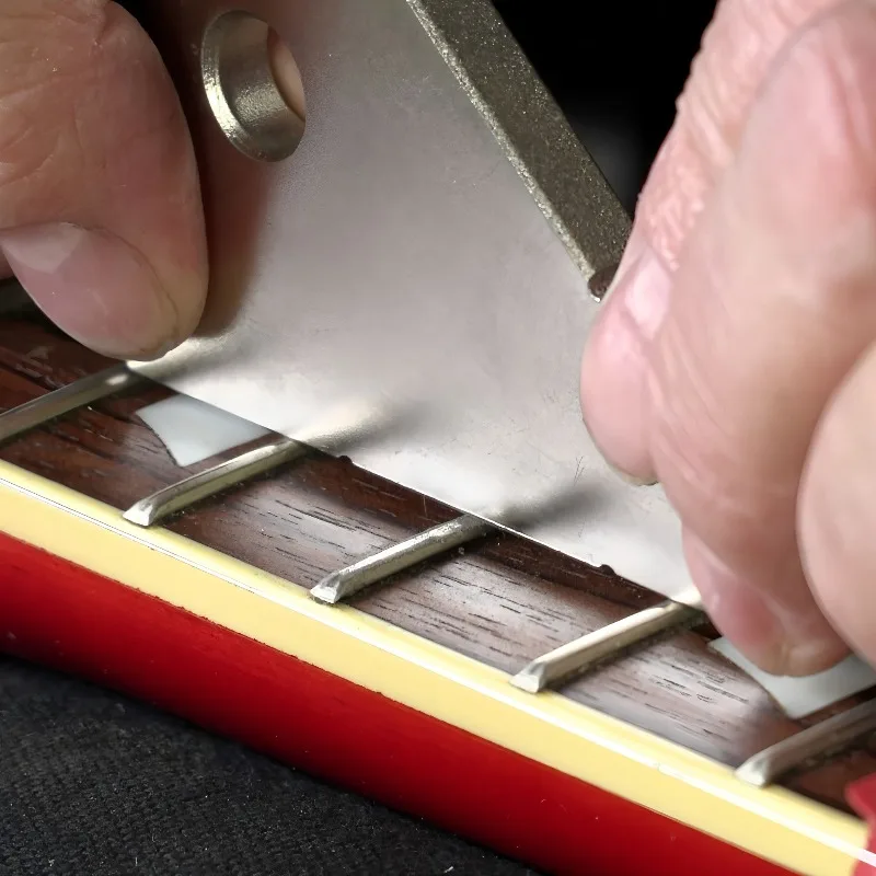 Fret Leveling Beam Stainless Steel Fret Leveler Tool Guitar Fret  Dressing File Plate Compatible with For StewMac