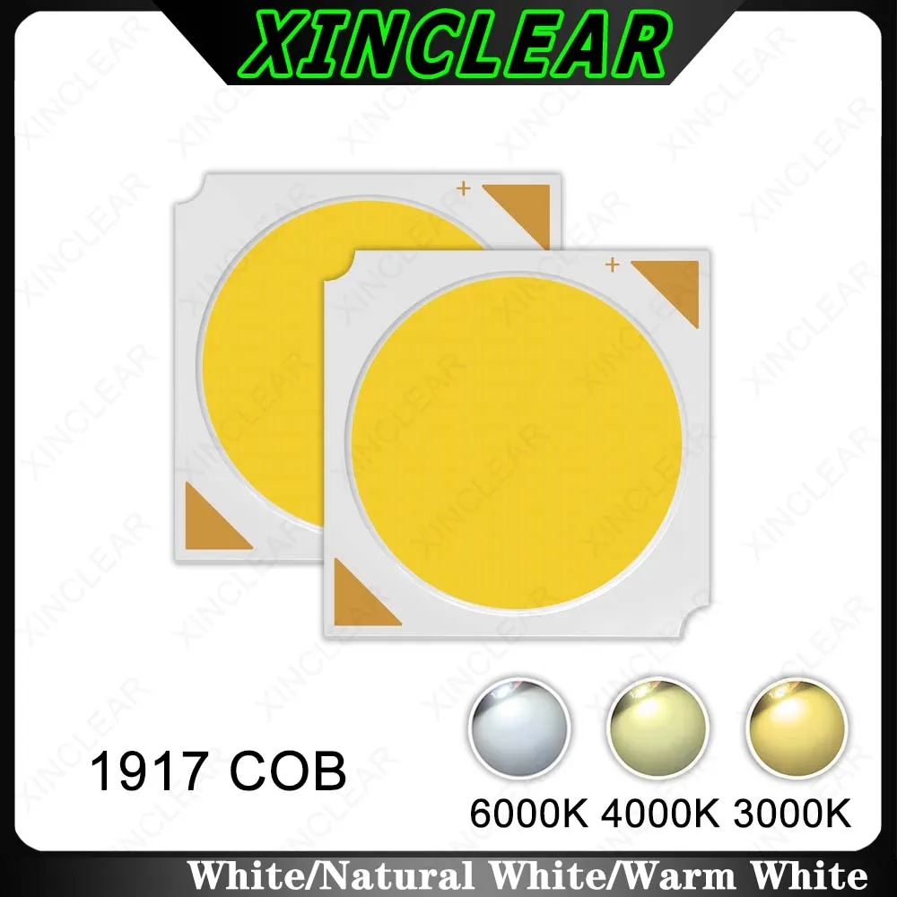 Wysoki CRI Ra 90 COB Chip 10W 15W 18W 20W 24W 30W 36W 42W 48W ciepły naturalny biały 3000K 4000K 6000K 1917 DIY żarówka LED oświetlenie szynowe