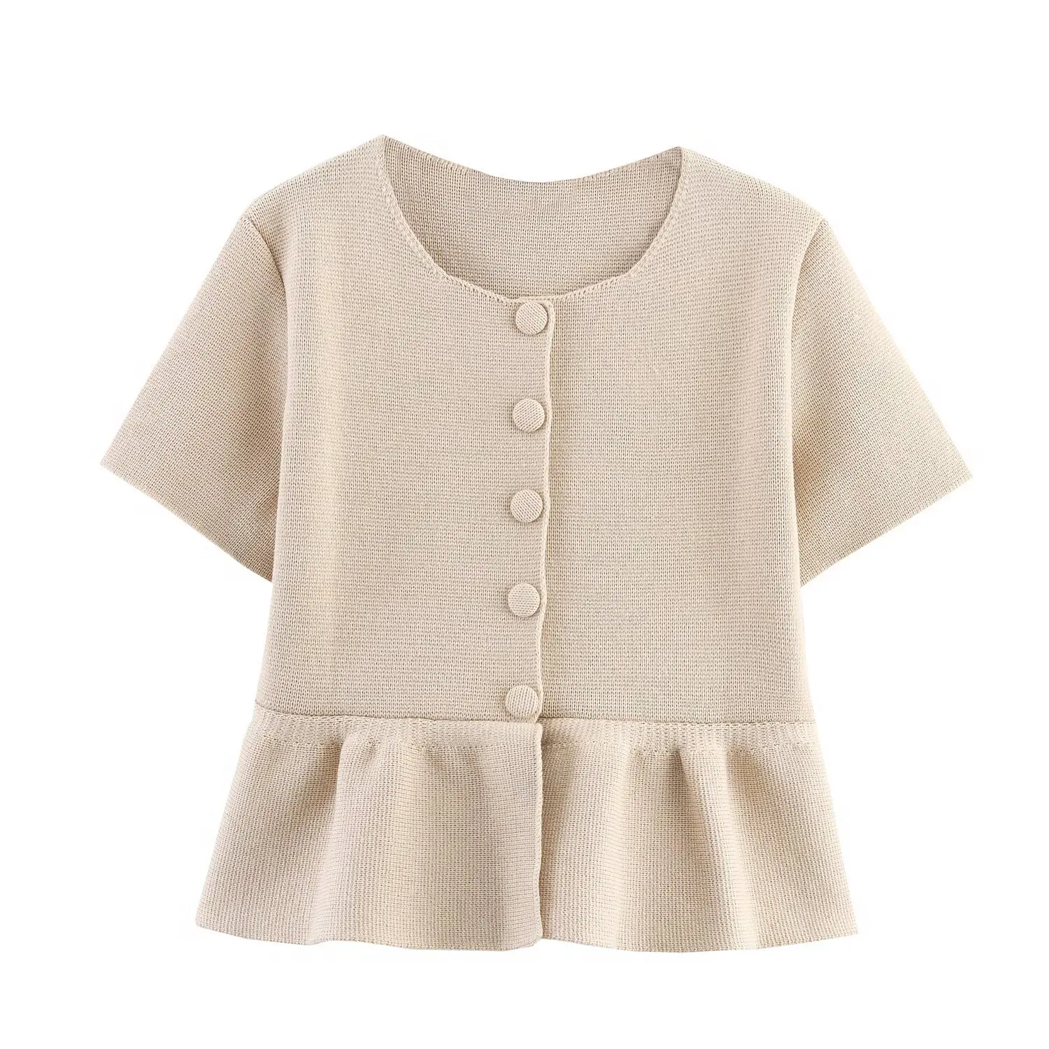 

Модная повседневная короткая флисовая куртка с жемчужным воротником, женская верхняя одежда в европейском стиле, быстрая доставка