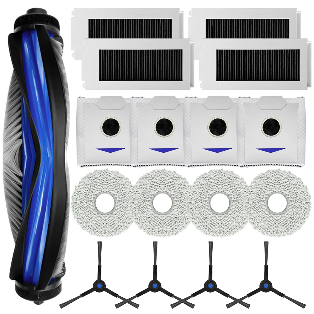 

Эффективные чистящие средства для Ecovacs Deebot N30 для OMNI с основной щеткой, боковыми щетками и салфетками для швабры