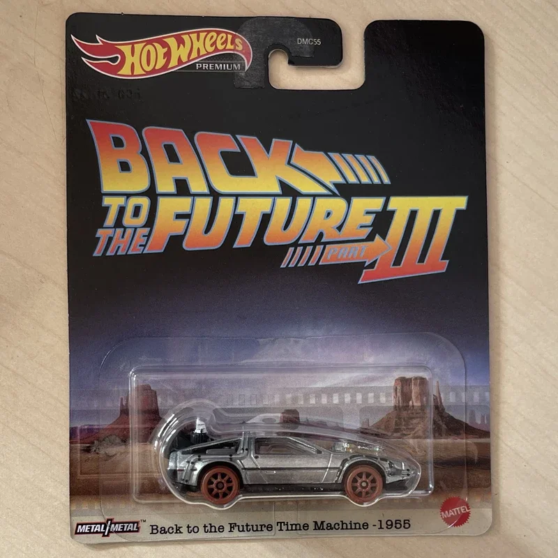 Original Hot Wheels Premium 5 Pack N Case Back To The Future Model Car 1/64 HotWheels Batmobile Gifts Diecasts & Toy Vehicles