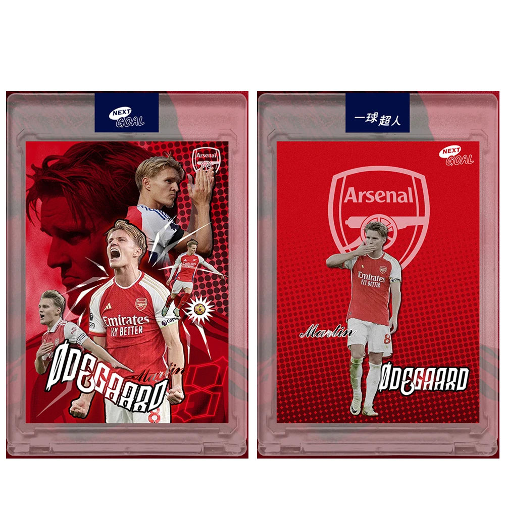 Panini Martin degaard Declan Rice Kai Havertz DIY Soccer Collectible Cards Christmas Holiday Gifts for Boys Star Cards