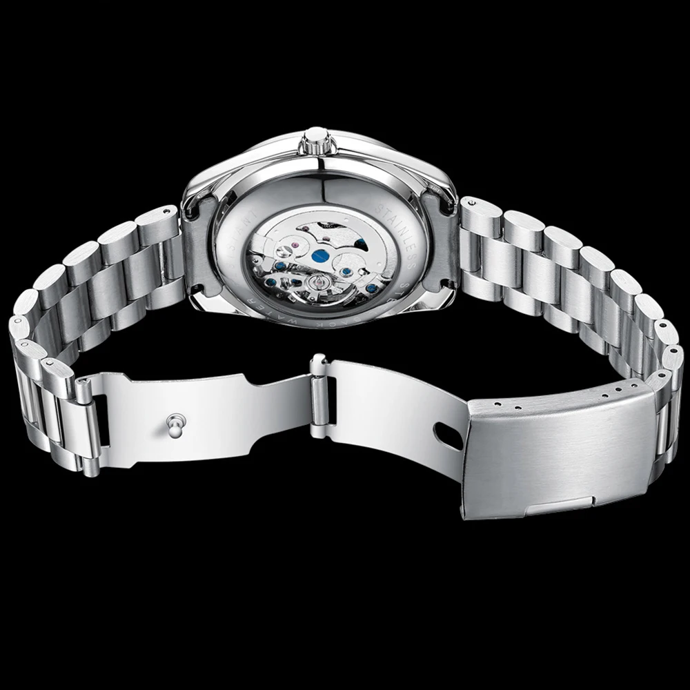 CHENXI Business Mechanical Men's Watch Fully Automatic Skeleton Round Dial Men's Wristwatch Luminous Waterproof Man Watch