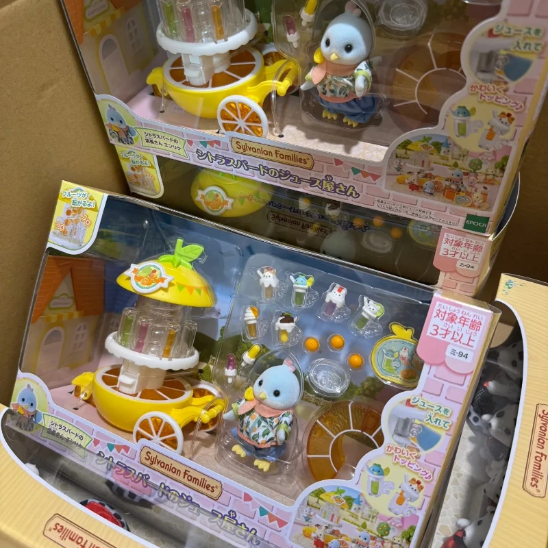 

Sylvanian Families слепой брелок аксессуары фигурки оригинальные цитрусовые птицы тележка для напитков детская игрушка кухонные игрушки игрушка для девочек