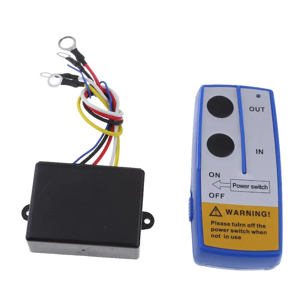 12V Winch Wireless Remote Control System Switch for Truck Jeep ATV SUV