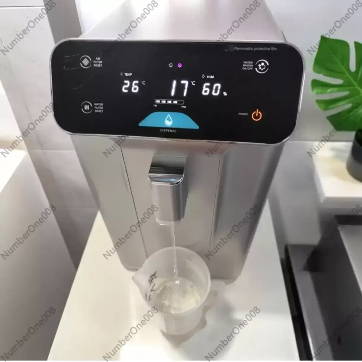 

Desktop Atmospheric Water Generator 10L/Day, Air to Water Machine with Filtration for Home No Plumbing Needed