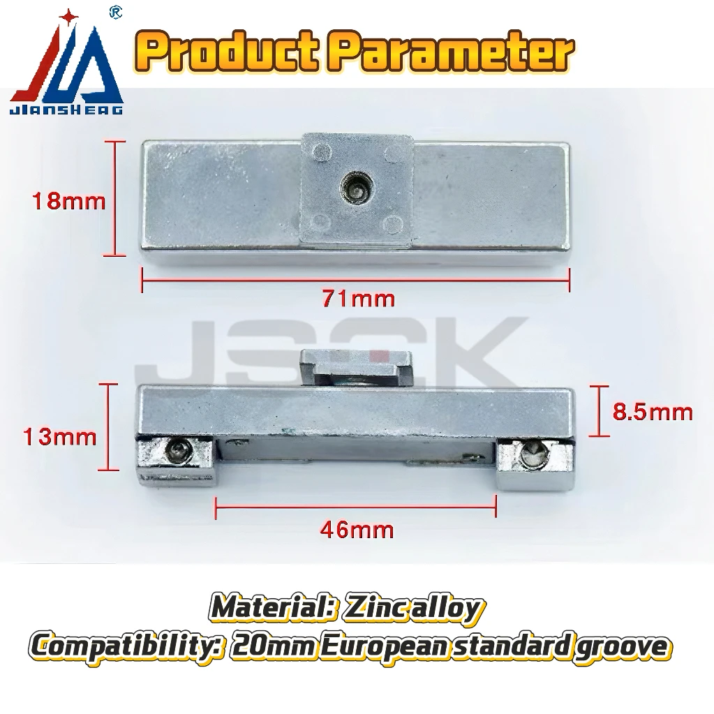 اليورو فتحة المشبك المشبك الزاوية مشبك نافذة الباب قفل نقطة أبازيم خالية من ثقب تركيب بابية ختم قفل كتلة #3
