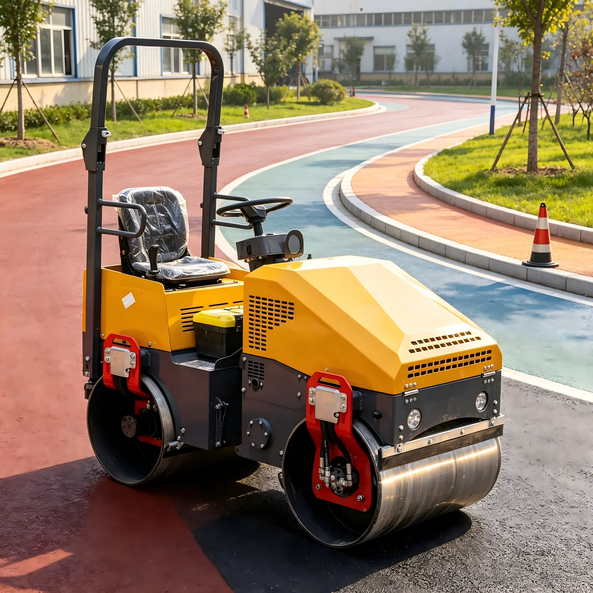 Factory Direct Mini Road Roller Full Hydraulic System Small Compactor For Narrow Trench Project