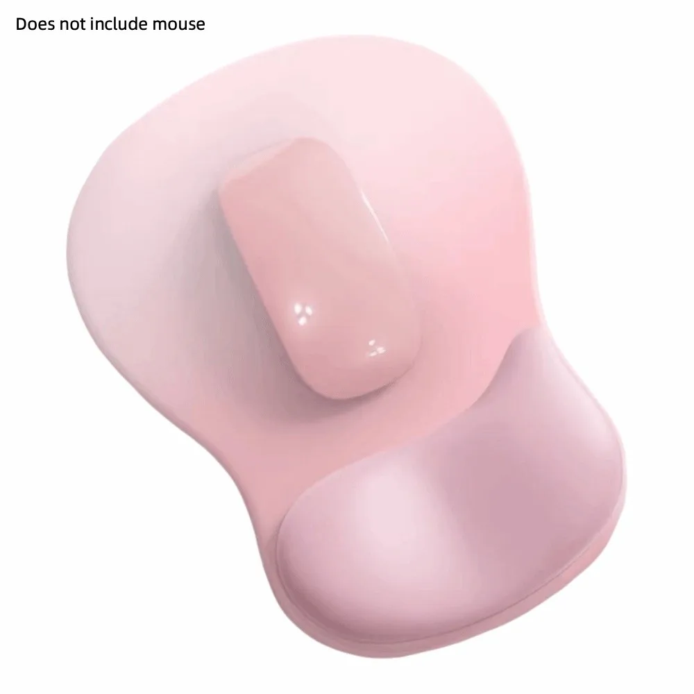 Gradient Color Non-Slip Wrist Rest Mouse Pad Soft Comfortable Ergonomic Mouse Pad PU Base Silicone Wrist Support Pad Computer