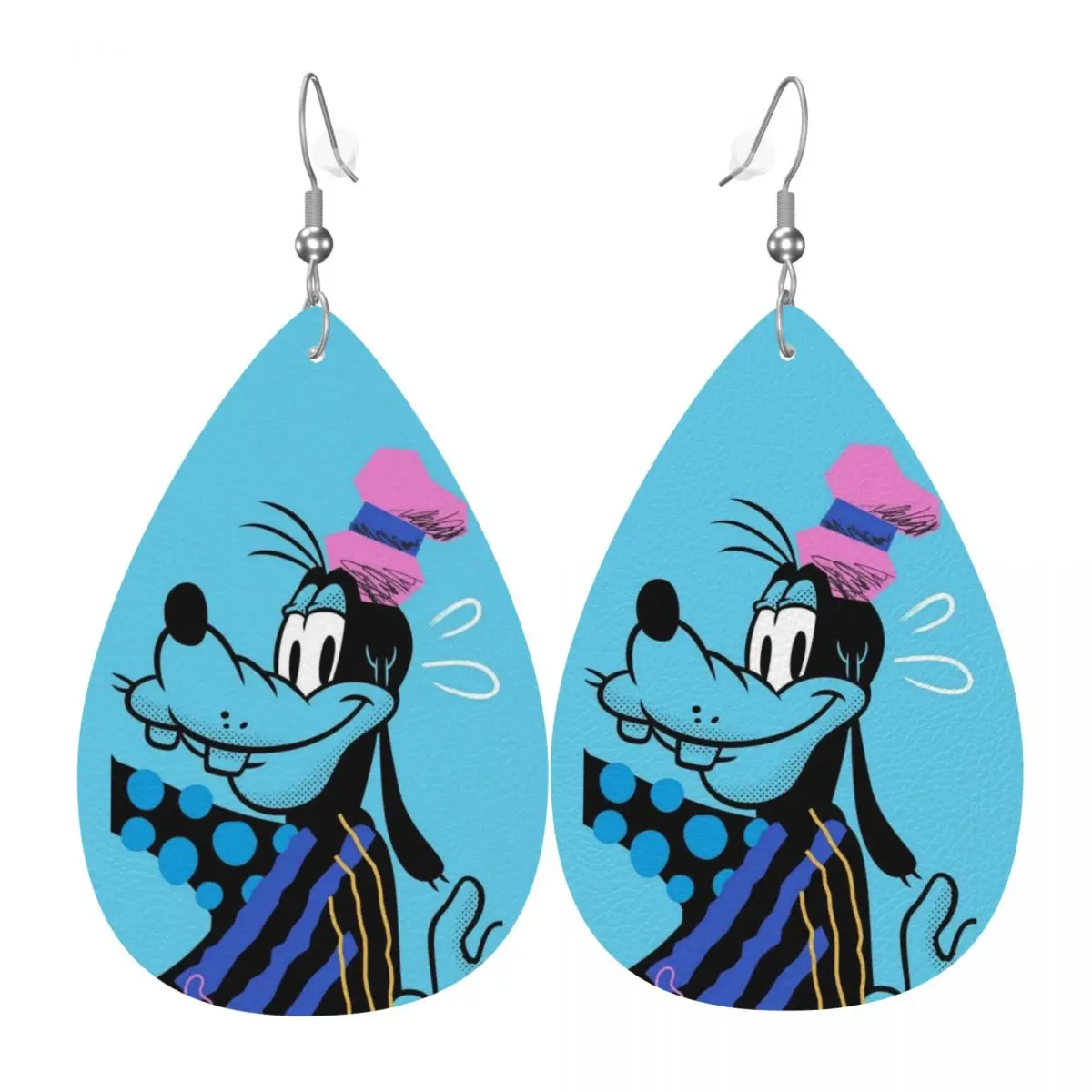 

Забавные кожаные серьги-капли в стиле аниме «Плутон» для женщин, модные легкие кожаные серьги для вечеринок и праздников