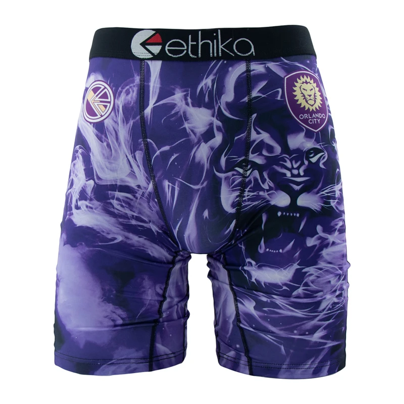 ETHIKA 1Pcs Sexy Men Underwear Boxers Breathable Man Swimming Underpants Plus Size S-3XL Mens Panties Trunks Men's Boxer Briefs image 3