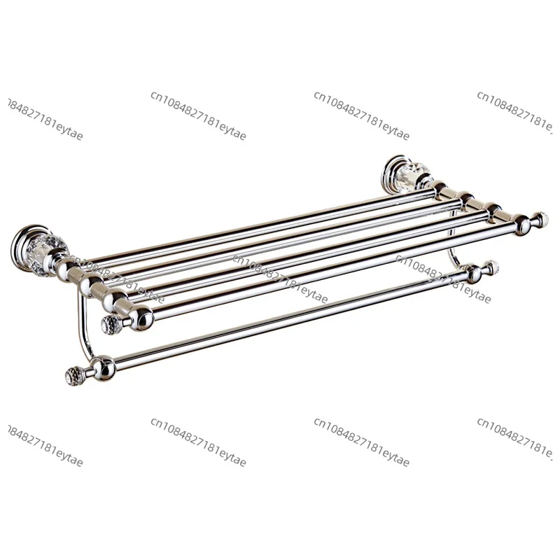 

Европейская вешалка для полотенец, набор хрустальных подвесок для ванной комнаты, вешалка для полотенец для ванной комнаты.