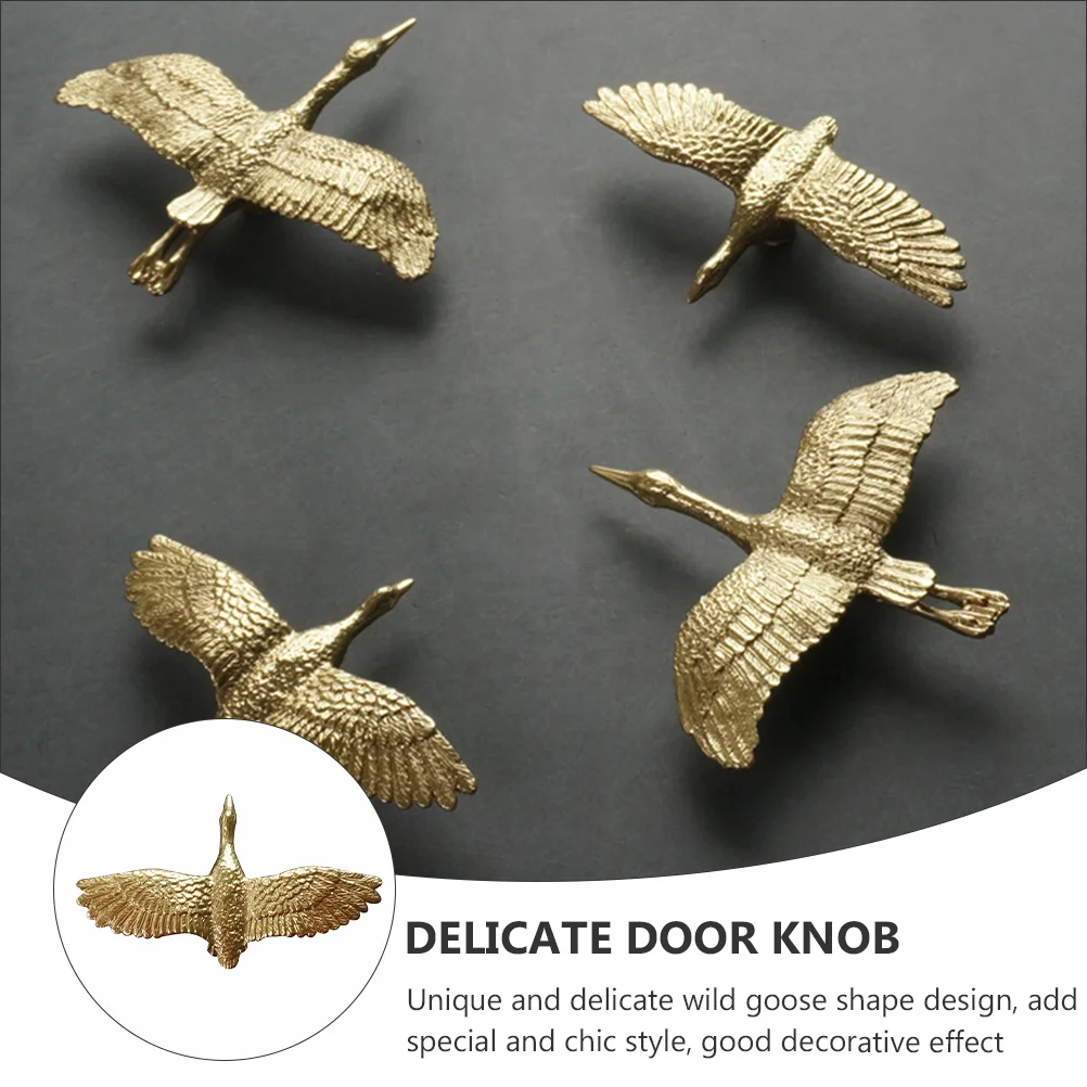 

1Pcs Elegant Copper Door Handle Unique Design Cabinet Drawer Pulls Wear-Resistant Long-Lasting Home Furniture Accessories