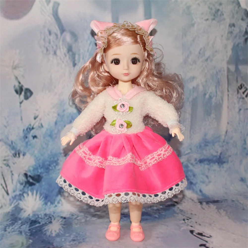 

Мини-куклы, сферический шарнир, 32 см, кукла Bjd, нарядная 3D глаза, шарнирная кукла, красочная с одеждой, шарнирные игрушки 32 см для детей