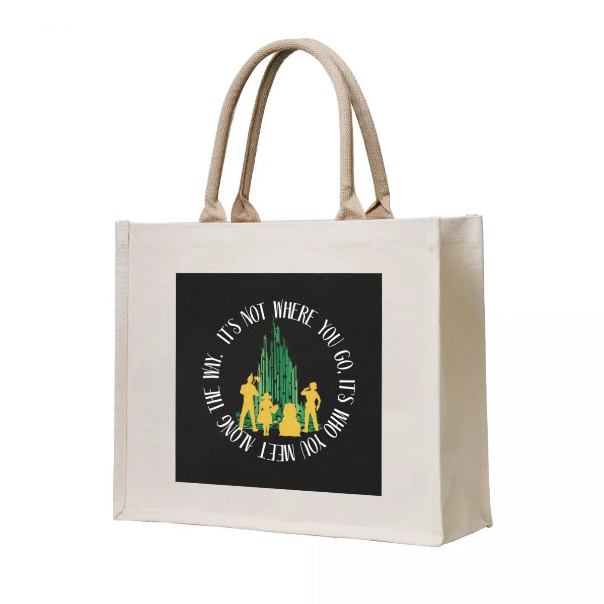 Who You Meet - Oz Inspired Collectibles Tote Bag shopper bags for women bag luxury women shopping trolley bag Shopping bags