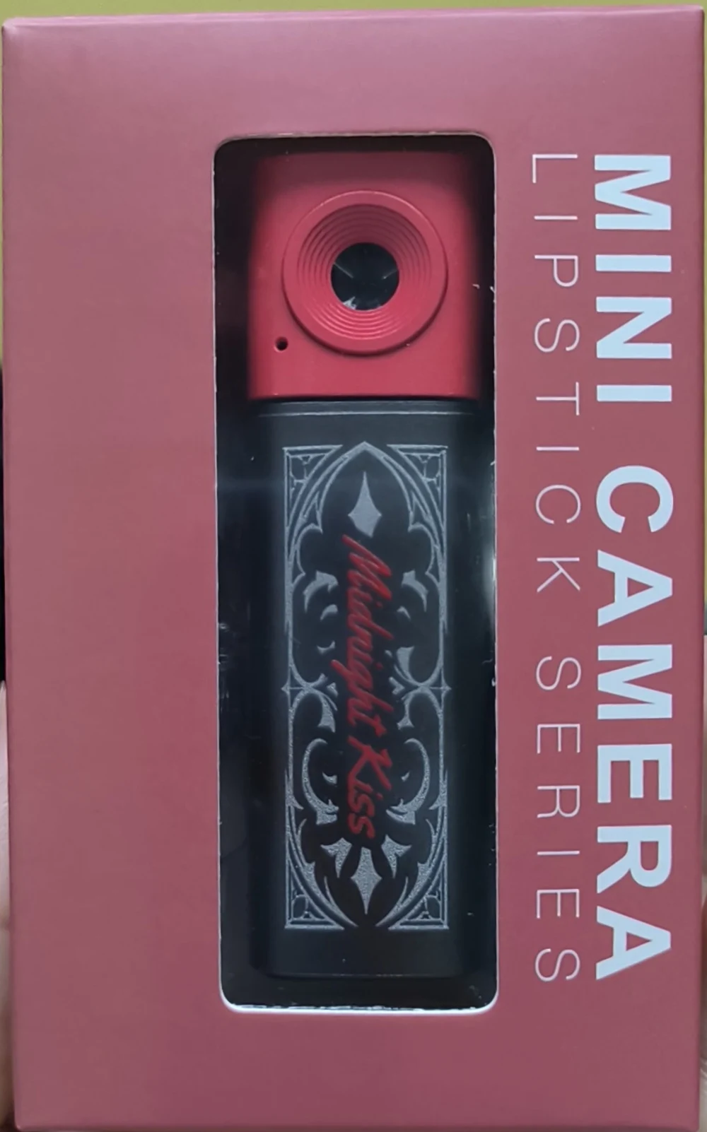 2K HD Thumb Camera, 230° Rotatable Lens with TFT LCD Screen, Lipstick-Style Portable Keychain Camera， Easy Carry for Daily view 3