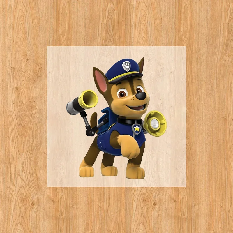 สติกเกอร์รีดร้อนลายพาวพาโทรล เชส สกาย การ์ตูนอนิเมะ สำหรับเสื้อยืด เสื้อฮู้ดดี้ เสื้อผ้า DIY แพทช์รีดติด ของเล่น