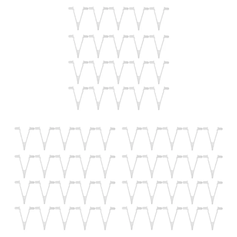 

Fresh 60 Pcs Pool Supplies V-Clip Butterfly Telescopic Pole Fixing Clip Used For Pool Vacuum Handle Net Brush Pole