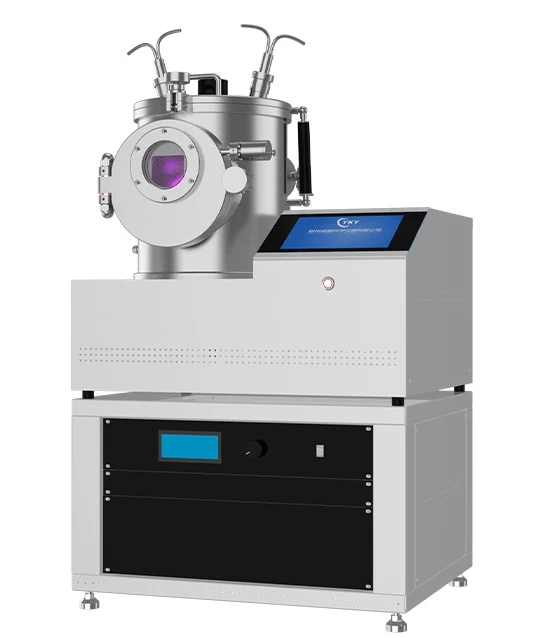 Arbeidsdienst 200 Watt Tafelmodel Magnetron Sputter Coating Machine Perovskite Zonnecel Sputter Coating Machine Systeem