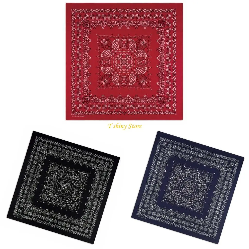 

N58f изысканный унисекс головный платок Simple Street Headparf Elegant Fashion Head Scarf