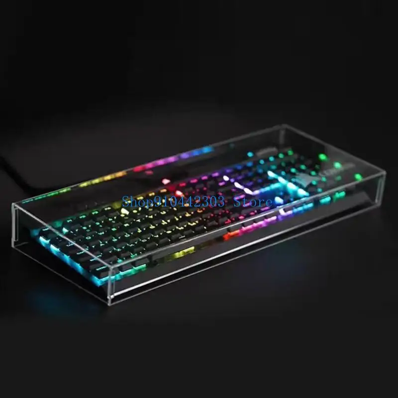 652F Clear Transparents Keyboards Protectors Against Dust Spills For 104-108Keys Mechanical Keyboards