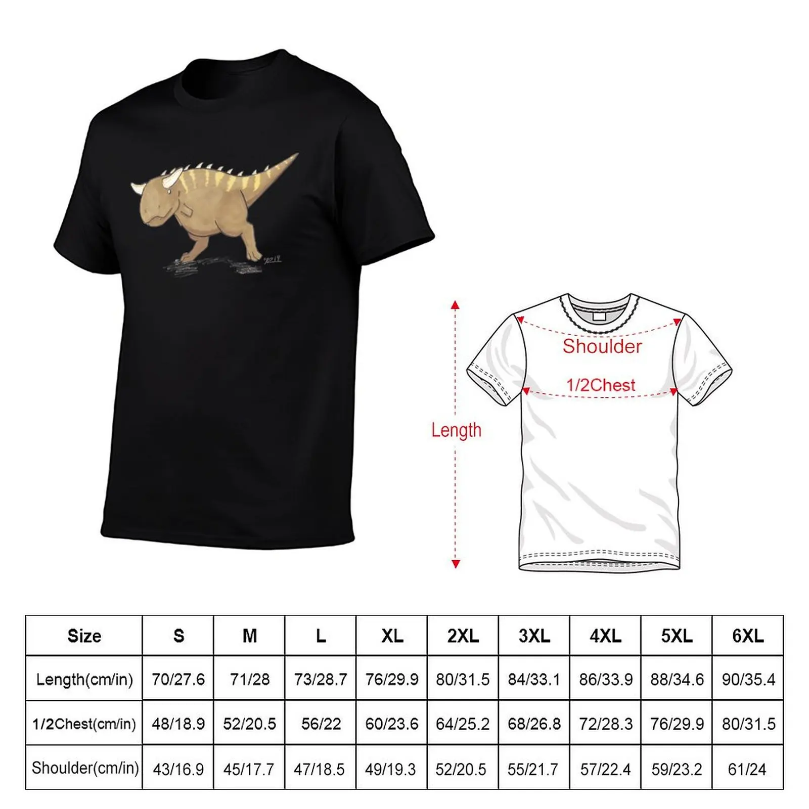 Carnotaurus T-Shirt graphic t shirts summer clothes T-shirt men