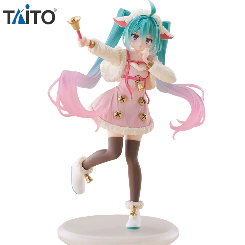 taito-初音ミク-ワンダーランド-初音ミク-狼と七人の小さな子供たち-pvc-18-センチメートルアニメアクションフィギュアモデルコレクションおもちゃ